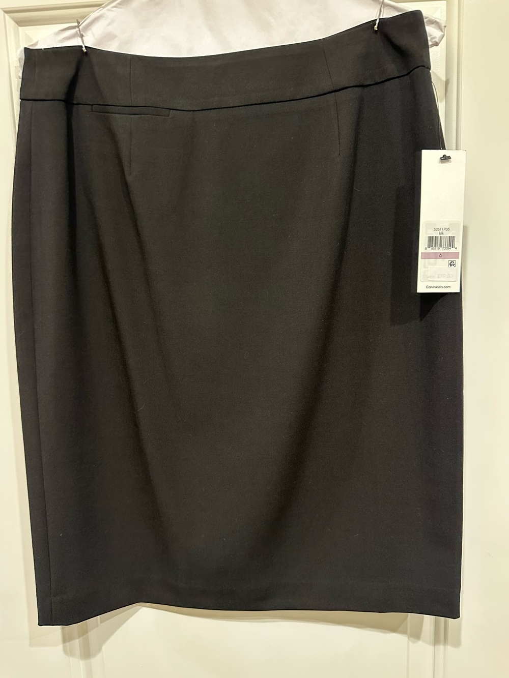 Calvin Klein Black Suit Skirt - Size 6 NWT